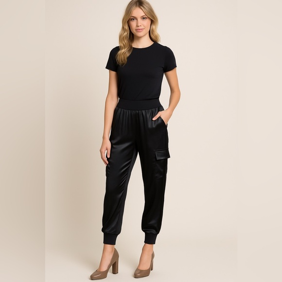 FATE Black Women's Jogger Pants - Picture 1 of 7